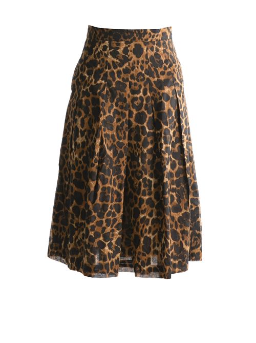 S-SUNG DONNA SKIRT midi skirt with print S-SUNG | DONNA SKIRTKRUGGER